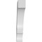 Ekena Millwork 5 1/2-in. W x 30-in. D x 34-in. H Balboa Architectural Grade PVC Knee Brace BRCP055X30X34BOA - alternate 4